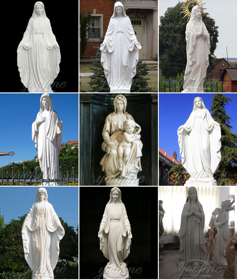 virgin mary statues