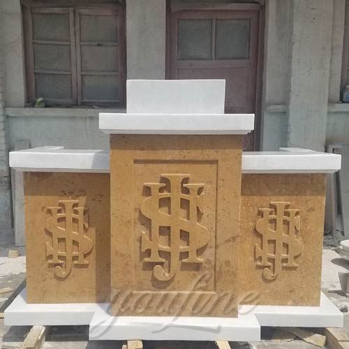 Large marble religious church altar table for sale