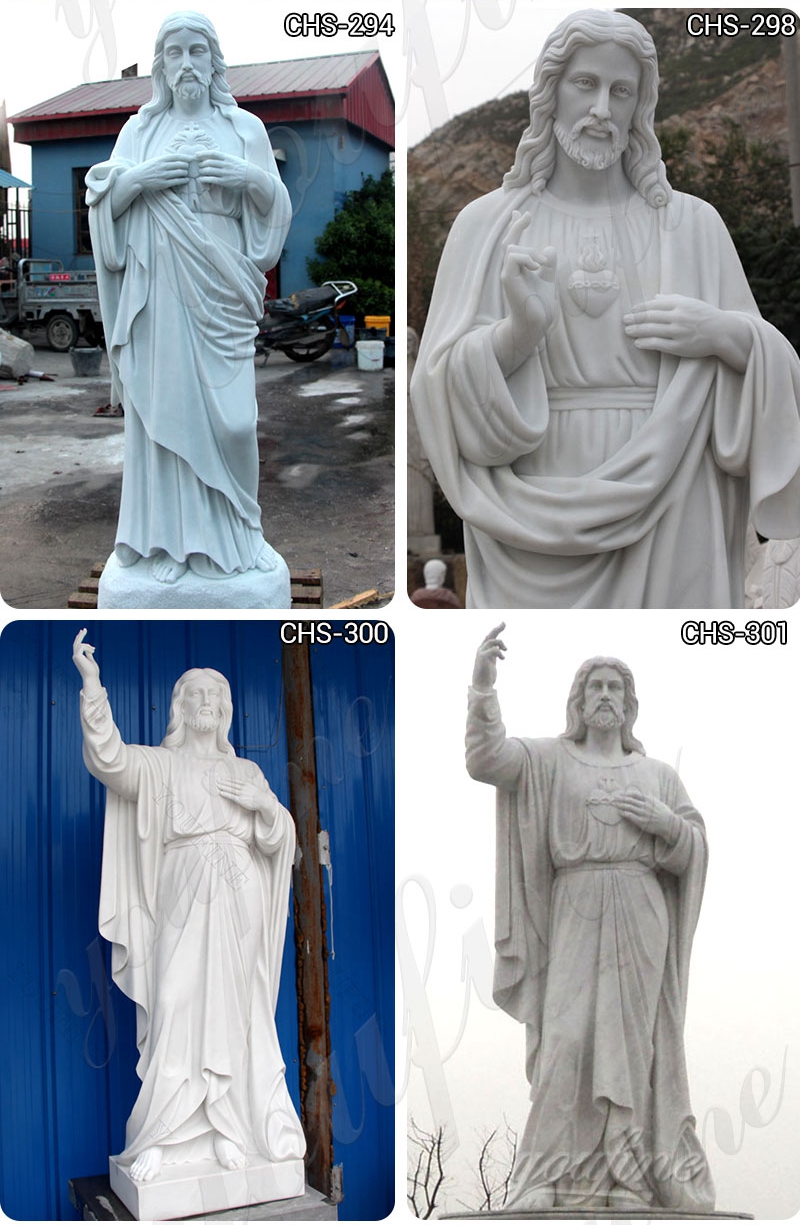 Jesus White Marble Statue