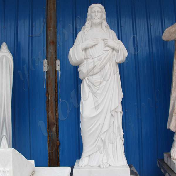 Life Size Marble Stone of Jesus Statue for Garden Decoration CHS-299