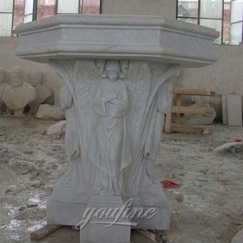 Hand Carved Marble Stone Church Use Pulpit in Stock