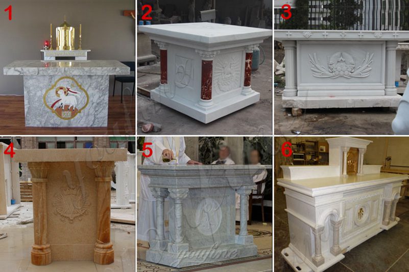 Customized Marble Altar Design for Church