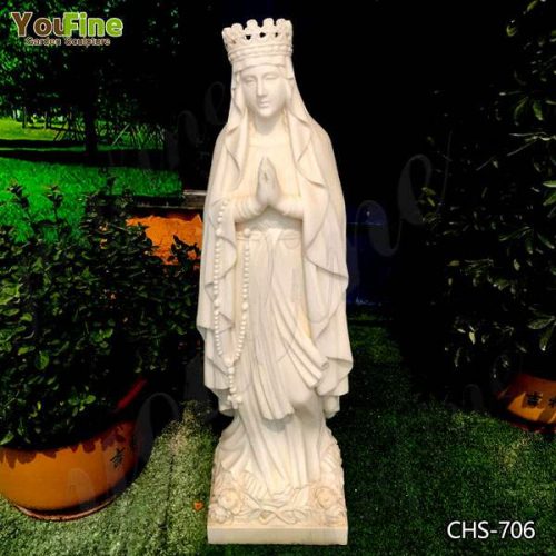 Catholic Life Size Our Lady of Lourdes Statue Outdoor for Sale