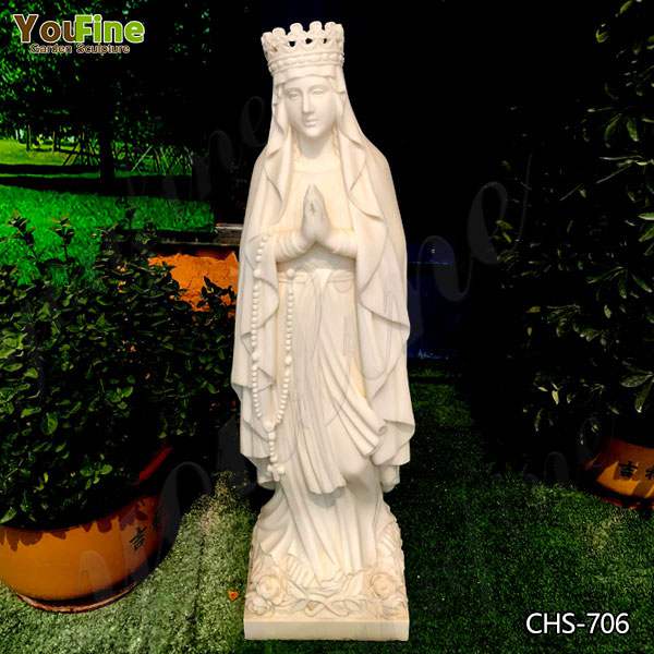 Catholic Life Size Our Lady of Lourdes Statue Outdoor for Sale CHS-706