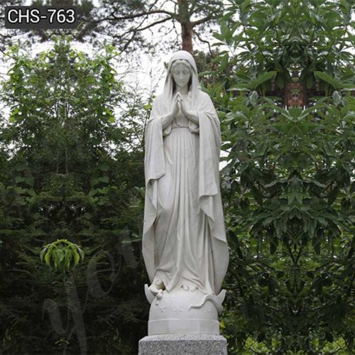 Hot Selling Catholic Our Lady of Mary Marble Statue for Sale