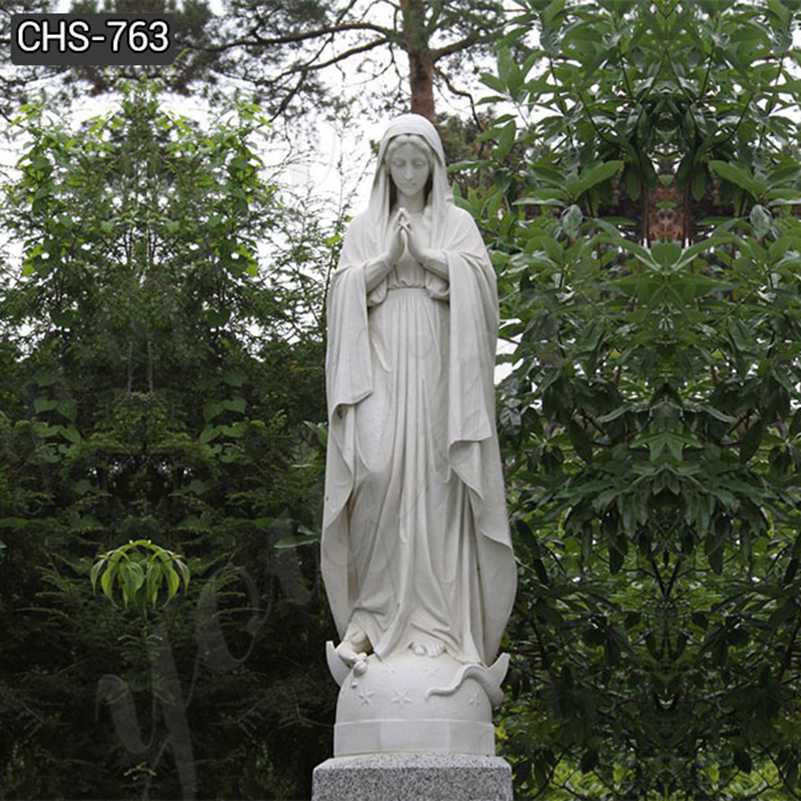 Hot Selling Catholic Our Lady of Mary Marble Statue for Sale CHS-763