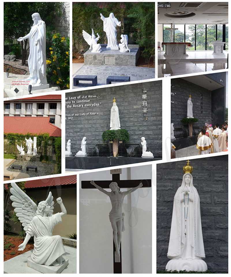 blessed mother statues for outside