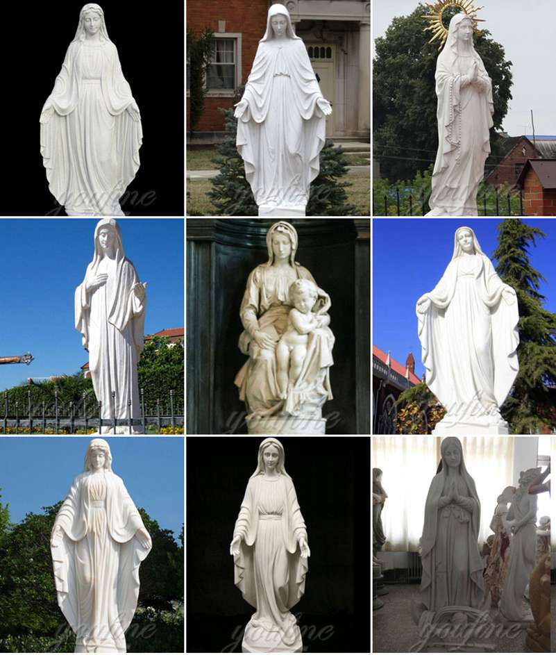 outdoor statues of mary