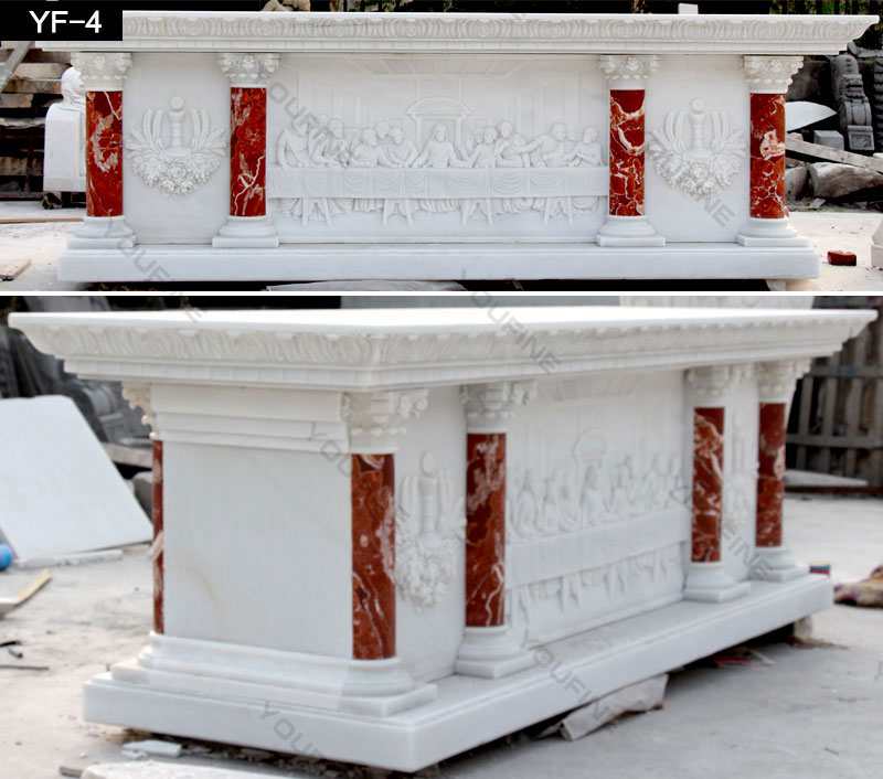 Natural White Marble Church Altar from Factory Supply