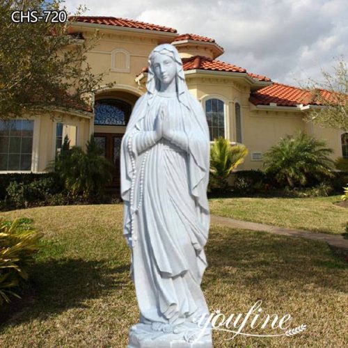 Catholic Life Size Marble Our Lady of Lourdes Statue for Sale