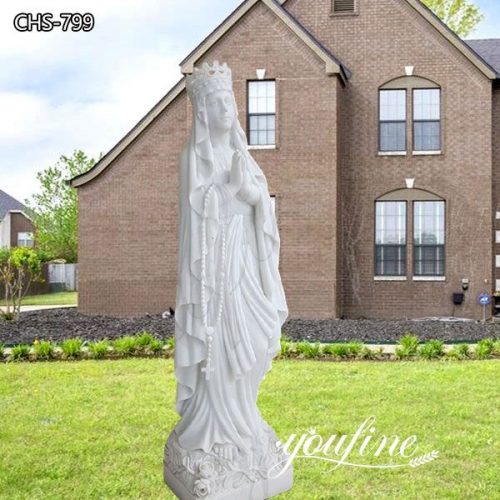 Catholic Marble Religious Statues Our Lady of Lourdes Statue for Sale