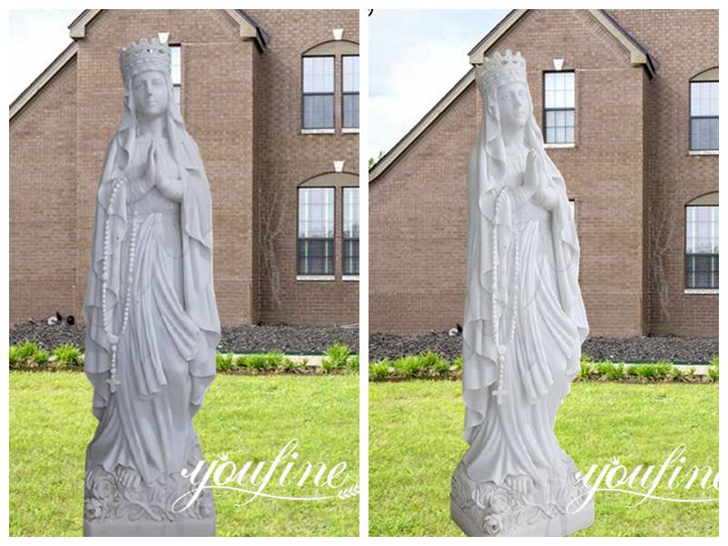 Marble Religious Statues Our Lady of Lourdes Statue for Sale