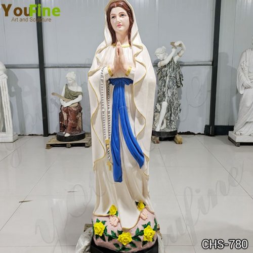 Catholic Church Marble Our Lady of Lourdes Statue Outdoor or Indoor Decor for Sale