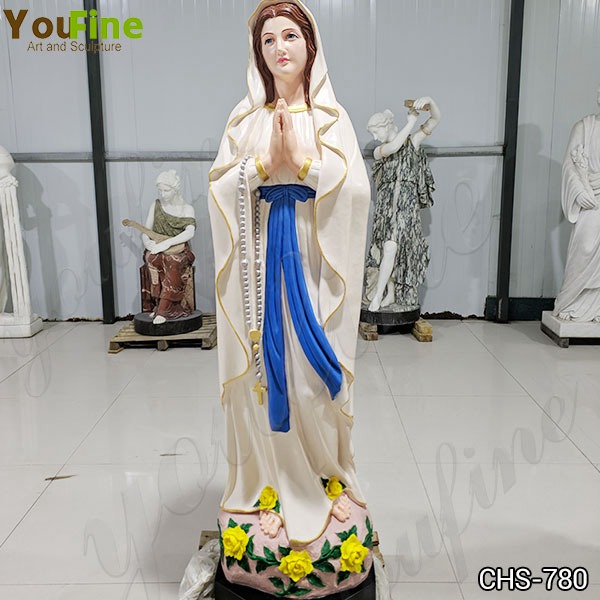 Catholic Church Marble Our Lady of Lourdes Statue Outdoor or Indoor Decor for Sale CHS-780