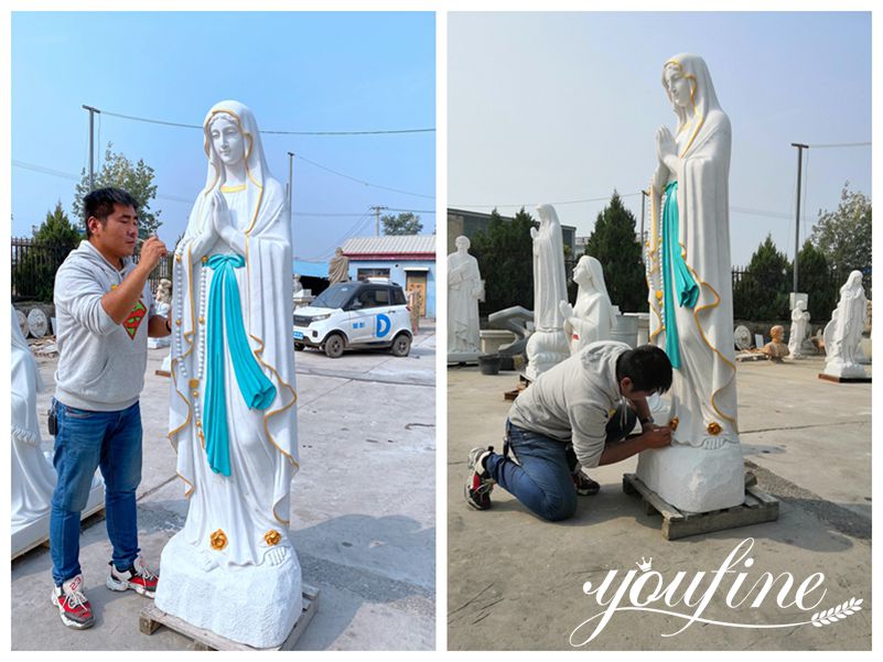 our lady of Lourdes statue