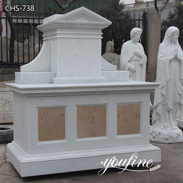 Natural Marble Altar Table Church Factory Supply CHS-738