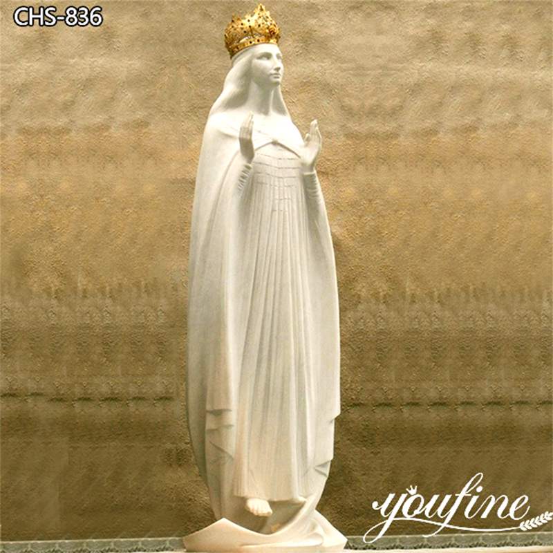 Church Marble Our Lady of Knock Statue Factory Supplier CHS-836