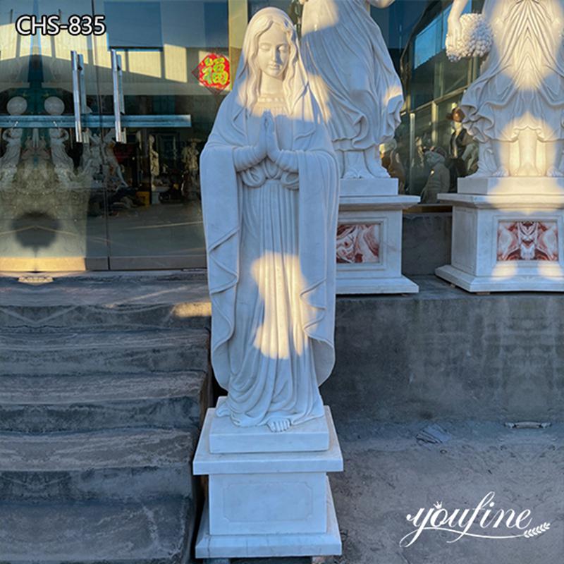 Marble Outdoor Statue of Virgin Mary Garden Decor Factory Wholesale CHS-835