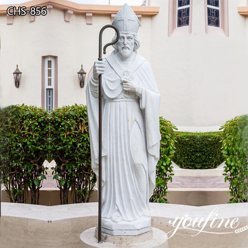 Marble St.Patrick Garden Statue Outdoor Decor for Sale CHS-856