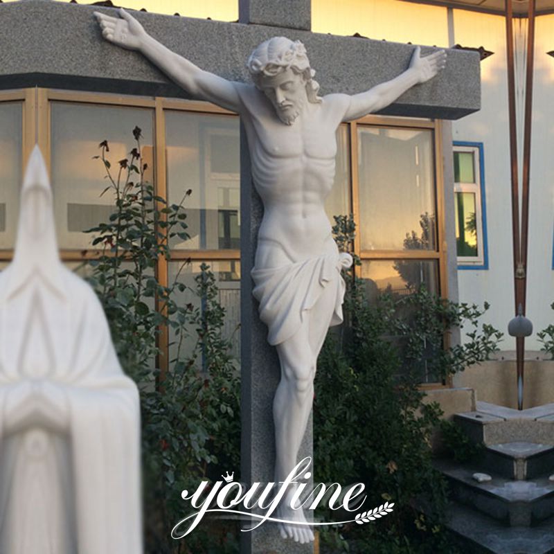 Life Size Christian Catholic Church Famous Sculpture Crosses and Crucifixes with Jesus Statue for Sale-YouFine Sculpture