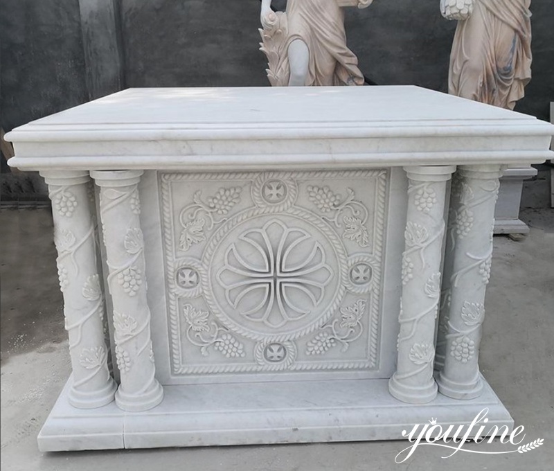 modern marble altar table for church-YouFine Sculpture