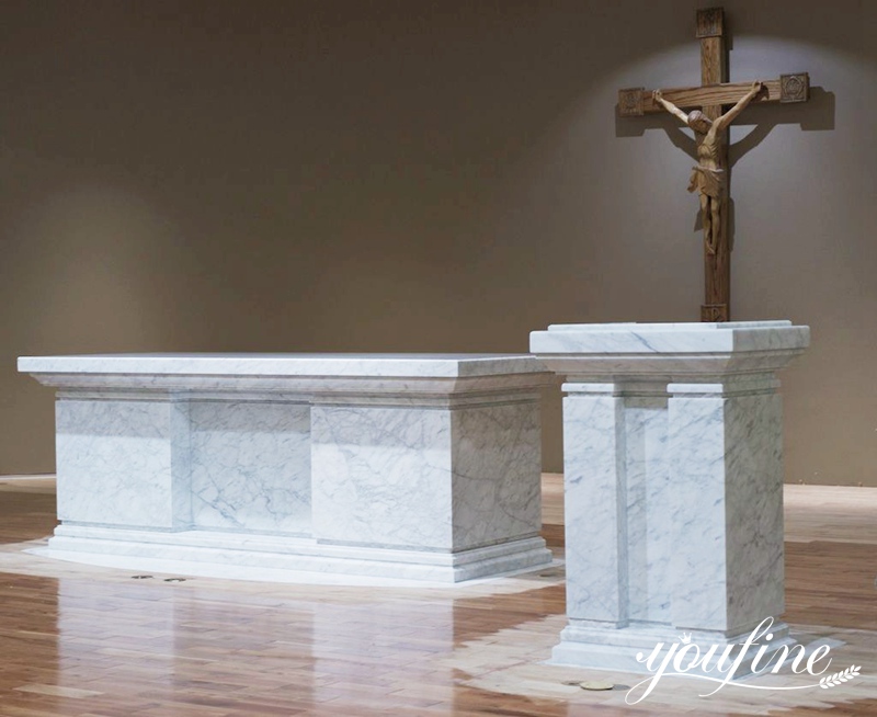 modern marble altar table for church-YouFine Sculpture1