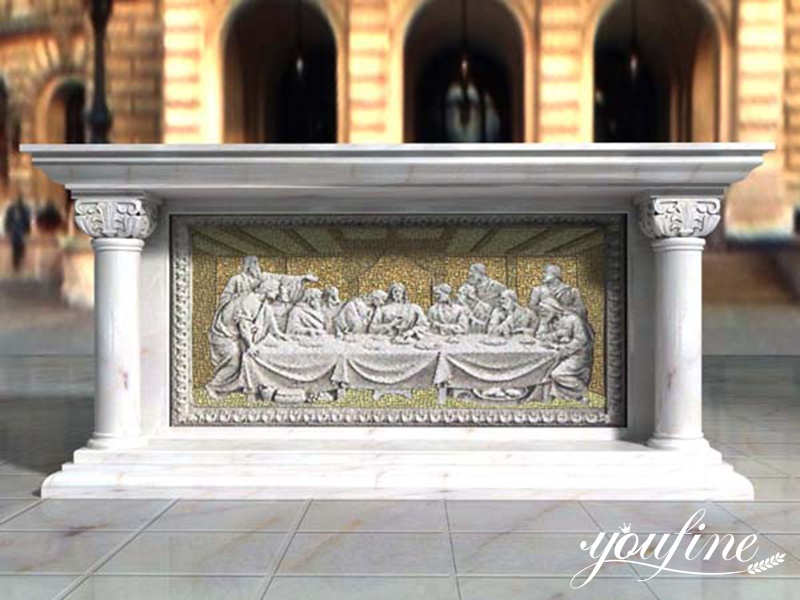 religious holy marble church altar table for sale-YouFine Sculpture