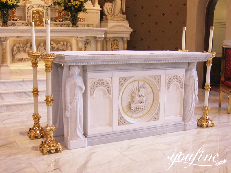 religious holy marble church altar table for sale-YouFine Sculpture1
