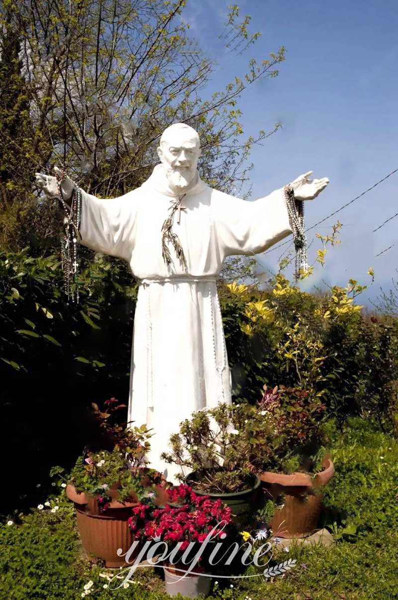 large padre pio sculpture-YouFine Sculpture