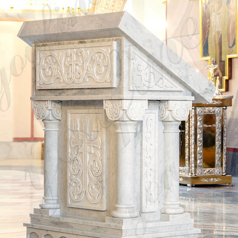 Church pulpit marble