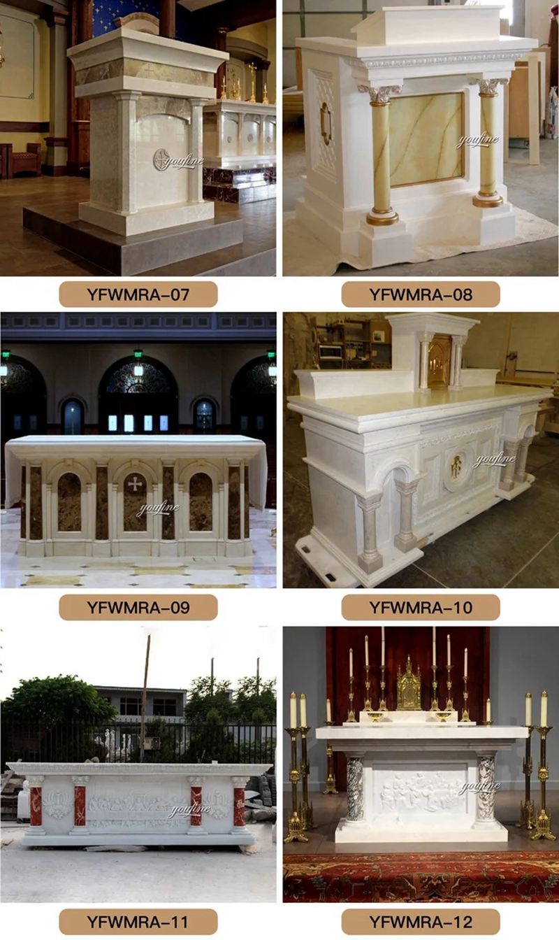 custom marble altar
