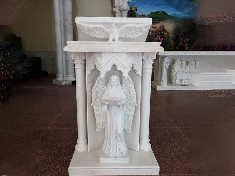 marble angel pulpit