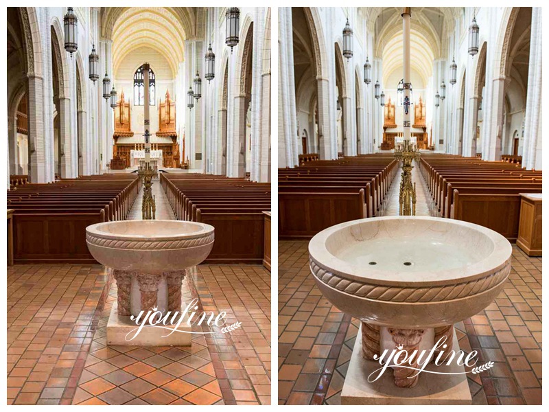 Marble Baptismal Font Description