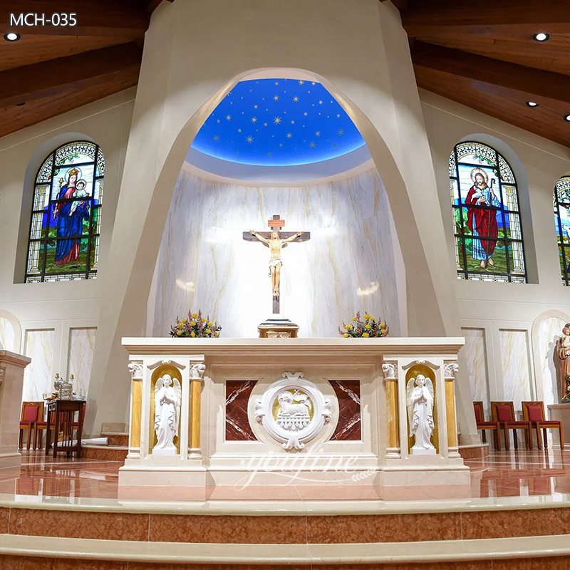Exquisite Catholic Marble Church Altar Factory Sale